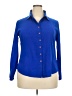 Assorted Brands Blue Long Sleeve Blouse Size 3X - photo 1