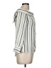 Bebe 100% Polyester Ivory 3/4 Sleeve Blouse Size M - photo 4