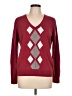 G.H. Bass & Co. Argyle Burgundy Pullover Sweater Size L (estimated) - photo 1