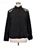 Shein 100% Polyester Floral Black Long Sleeve Blouse Size XL - photo 1