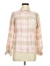 Westbound Tweed Pink Long Sleeve Button-Down Shirt Size M (petite) - photo 1
