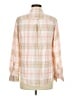 Westbound Tweed Pink Long Sleeve Button-Down Shirt Size M (petite) - photo 2