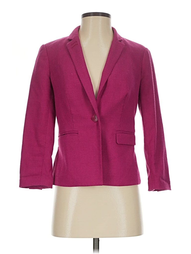 Pre-owned The Limited Blazer Jacket In Purple