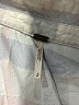 Free People Plaid Gray Purple Long Sleeve Blouse Size S - photo 7