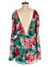 Lulus Floral Green Romper Size S - photo 2