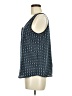 Adam Levine 100% Polyester Blue Sleeveless Blouse Size M - photo 5
