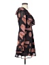 Topshop 100% Polyester Animal Print Brown Cocktail Dress Size 2 - photo 4