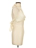 Shein 100% Polyester Ivory Bodysuit Size 4 - photo 4