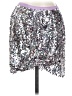 J.Crew Collection 100% Polyester Silver Casual Skirt Size 0 - photo 1