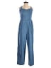 Old Navy 100% Cotton Solid Blue Jumpsuit Size XS - photo 1