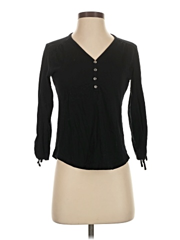 Karen Scott Long Sleeve Henley (view 1)