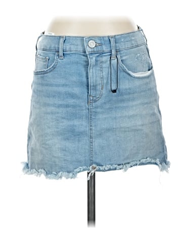 Express Denim Skirt (view 1)
