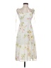 Assorted Brands Floral Ivory Cocktail Dress Size S (estimated) - photo 1