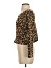 Divided by H&M Animal Print Brown Cardigan Size 4 - photo 5
