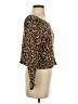 Divided by H&M Animal Print Brown Cardigan Size 4 - photo 4
