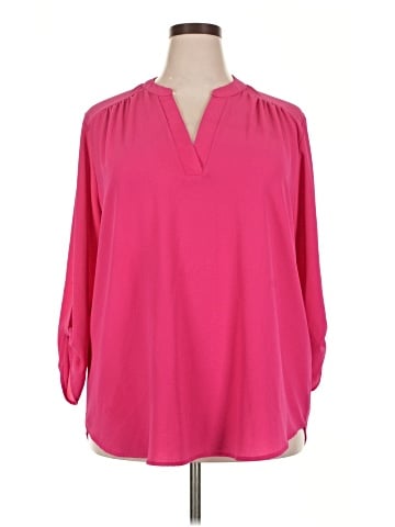 Entro 3/4 Sleeve Blouse (view 1)