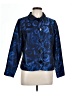 Laura Ashley 100% Polyester Print Blue Jacket Size L (petite) - photo 1