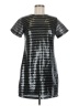 Olivaceous 100% Polyester Metallic Silver Cocktail Dress Size M - photo 1