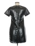 Olivaceous 100% Polyester Metallic Silver Cocktail Dress Size M - photo 2