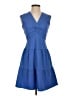 Tommy Hilfiger Solid Blue Casual Dress Size 2 (petite) - photo 1