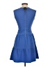 Tommy Hilfiger Solid Blue Casual Dress Size 2 (petite) - photo 2