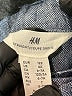 H&M 100% Cotton Chevron-herringbone Blue Casual Pants Size 6x - photo 3