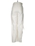 Zara 100% Cotton Ivory Cargo Pants Size 6 - photo 2