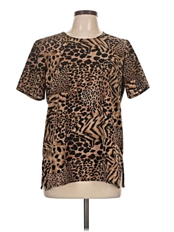 Susan Graver Short Sleeve Blouse (view 1)