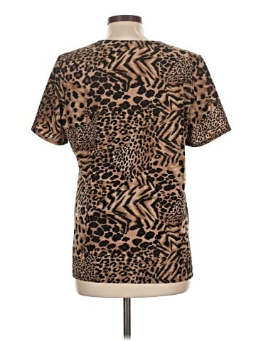 Susan Graver Short Sleeve Blouse (view 2)