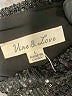 Vine & Love 100% Polyester Metallic Black Long Sleeve Blouse Size L - photo 7