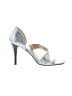 MICHAEL Michael Kors 100% Leather Silver Heels Size 7 - photo 1