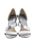 MICHAEL Michael Kors 100% Leather Silver Heels Size 7 - photo 2