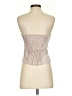 Zara 100% Lyocell Tan Sleeveless Blouse Size XS - photo 2