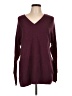 Lord & Taylor Burgundy Pullover Sweater Size L - photo 1
