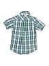 Classic Prep Plaid Green Short Sleeve Button-Down Shirt Size 2T - photo 2