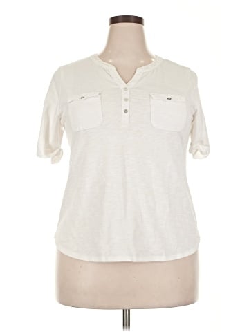 Croft & Barrow Short Sleeve Henley (view 1)