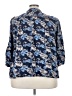 Caffé Marrakesh 100% Rayon Floral Blue 3/4 Sleeve Button-Down Shirt Size 3X - photo 2