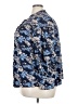 Caffé Marrakesh 100% Rayon Floral Blue 3/4 Sleeve Button-Down Shirt Size 3X - photo 5