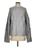 Steve Madden Chevron-herringbone Gray Pullover Sweater Size S - photo 1