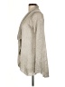 Dolce Cabo 100% Polyester Silver Cardigan Size L - photo 5