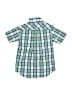 Classic Prep Plaid Green Short Sleeve Button-Down Shirt Size 2T - photo 2