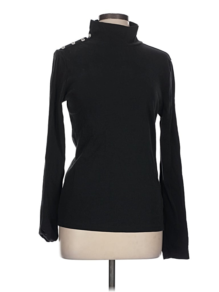 Pre-owned Jcrew Turtleneck Sweater In Black