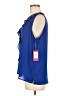 Vince Camuto 100% Polyester Blue Sleeveless Blouse Size M - photo 5