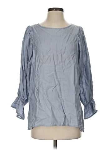 See and Be Seen 3/4 Sleeve Blouse (view 1)