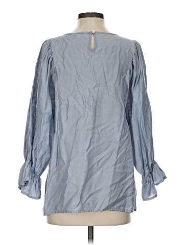 See and Be Seen 3/4 Sleeve Blouse (view 2)