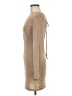 Mable Solid Tan Casual Dress Size M - photo 5