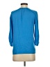 Diane von Furstenberg Blue 3/4 Sleeve Blouse Size 2 - photo 2