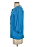 Diane von Furstenberg Blue 3/4 Sleeve Blouse Size 2 - photo 5