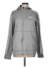 Adidas 100% Polyester Gray Track Jacket Size M - photo 1