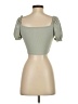 Shein Green Short Sleeve Top Size 2 - photo 2